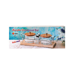JAM POT SET 4PC ACRYLIC AT-WA4SQ/RN Default Title - MamasJan Crockery