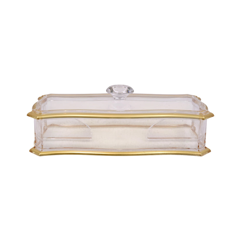 CUTTLERY BOX ACRYLIC AT-SPBXCL-G Default Title - MamasJan Crockery