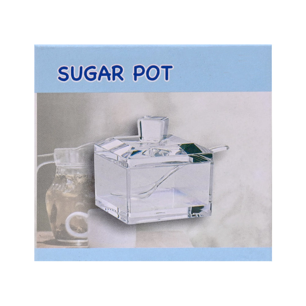 SUGAR POT ACRYLIC AT-SPSQ330 Default Title - MamasJan Crockery