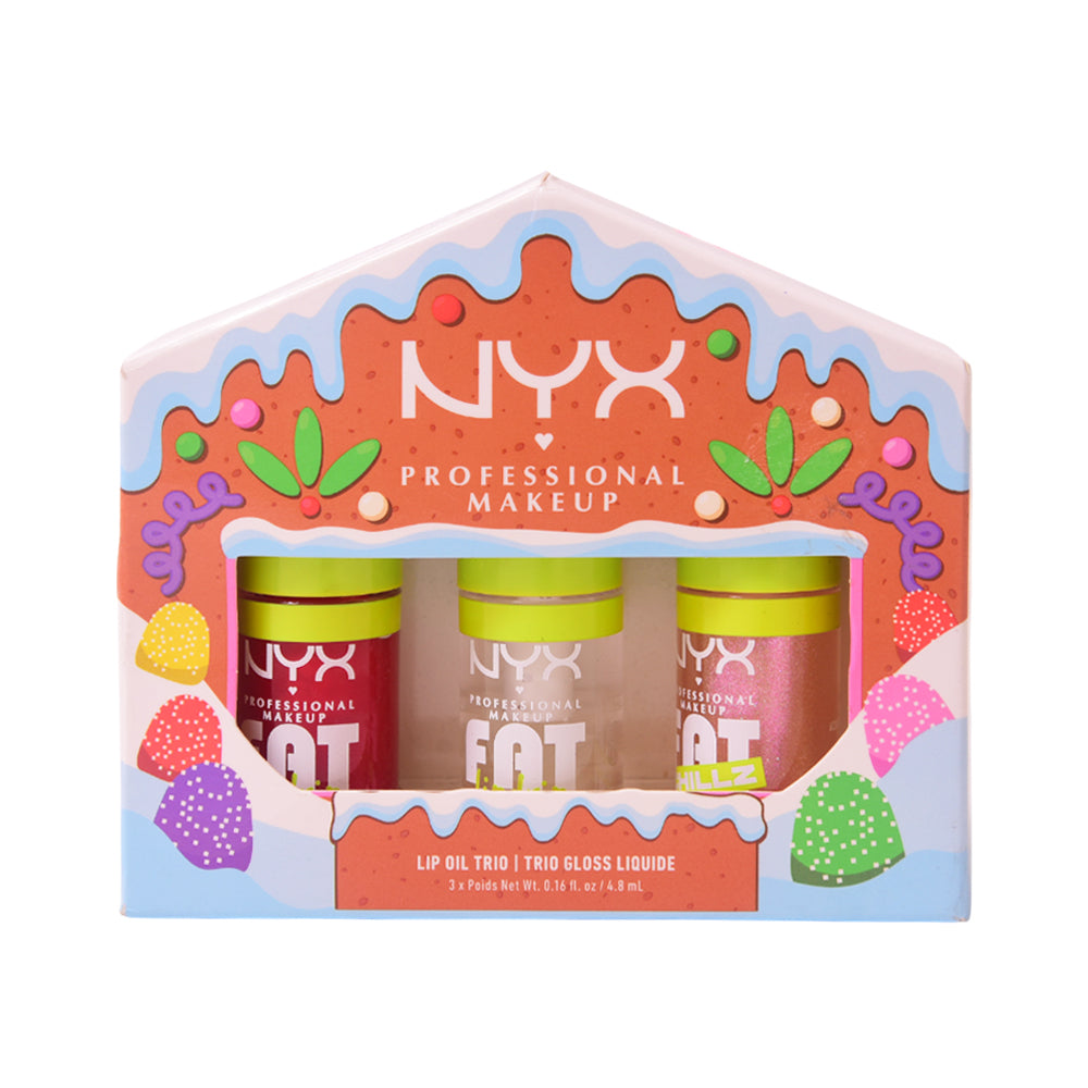 NYX LIP GLOSS OIL TRIO Default Title - MamasJan Makeup