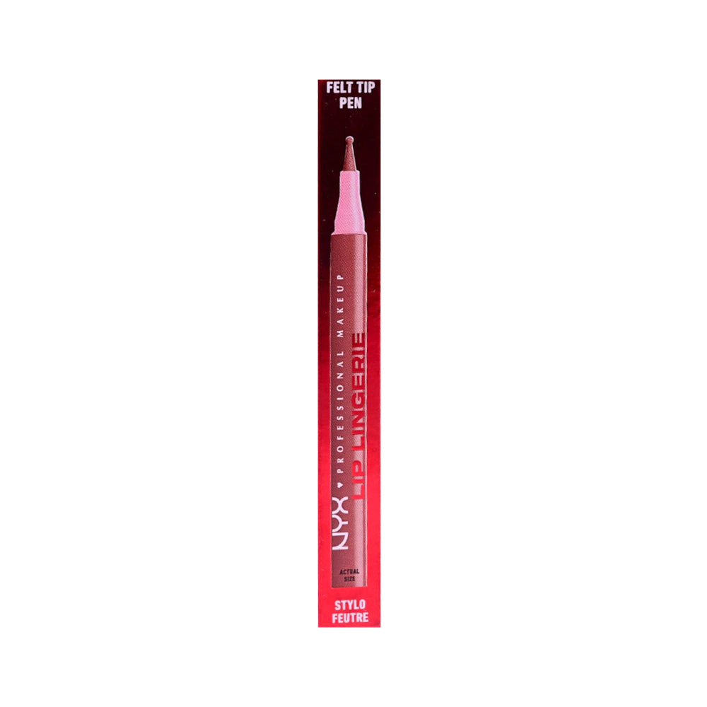 NYX LIP LINGERIE LIP LINER STAIN LLLSO9 SEND NUDES ROSEWOOD Default Title - MamasJan Makeup