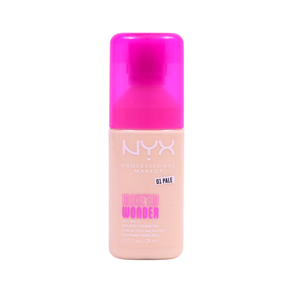 NYX MAKE WONDER FOUNDATION 01 PALE 30ML Default Title - MamasJan Makeup