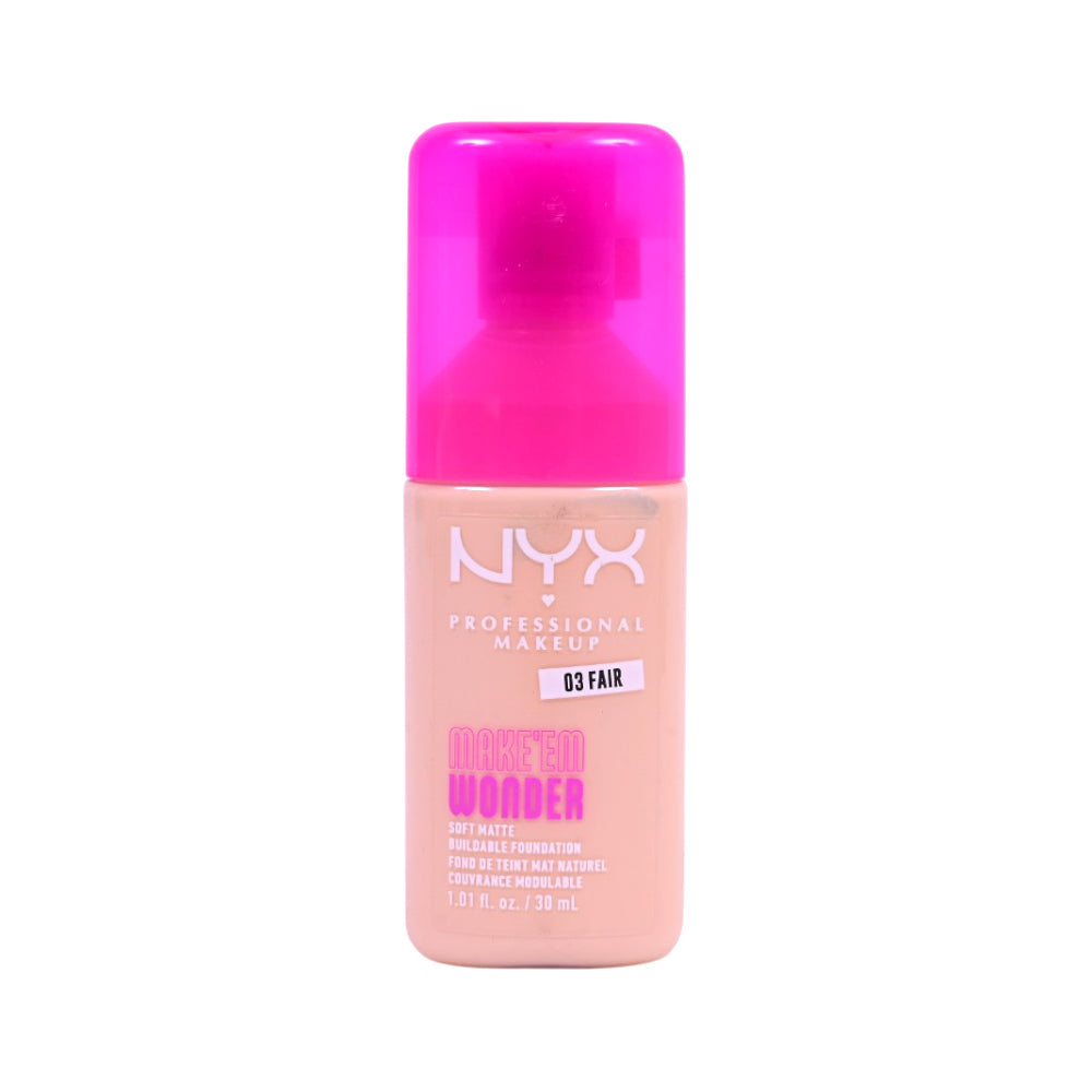 NYX MAKE WONDER FOUNDATION 03FAIR 30ML Default Title - MamasJan Makeup