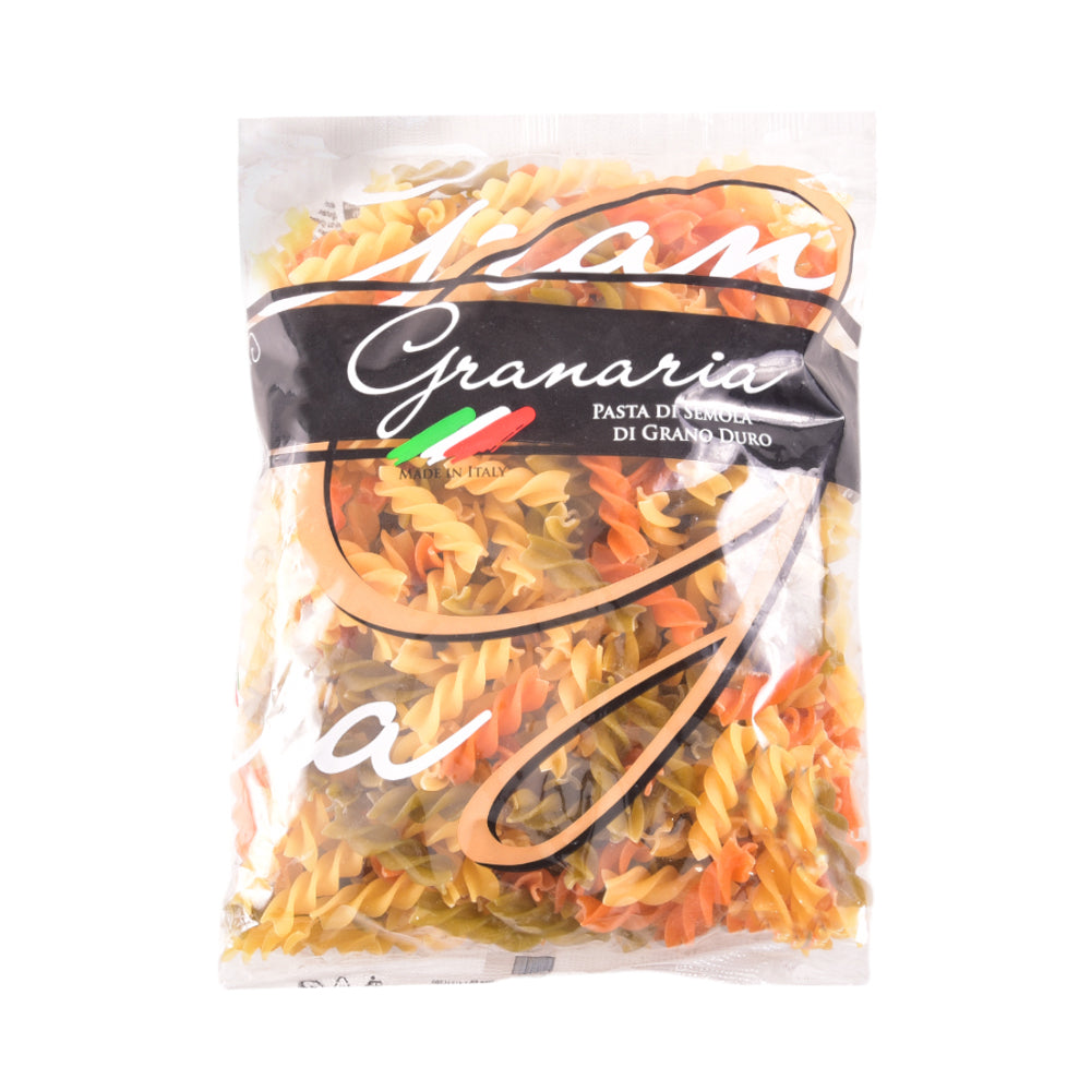 GRANARIA PASTA FUSILLI TRICOLORE SPECIAL 3 COLOUR 500 GM Default Title - MamasJan Grocery