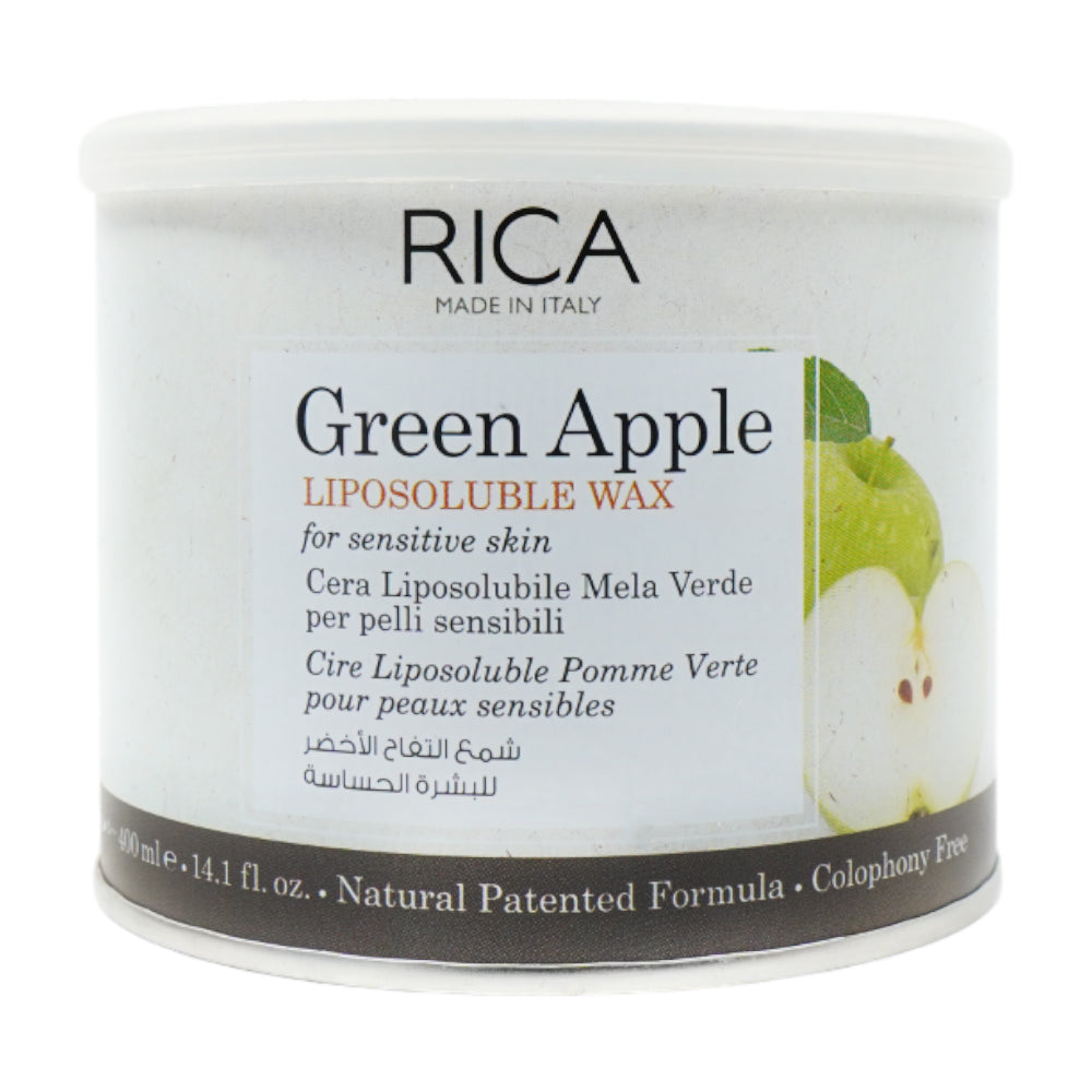 RICA LIPOSOLUBLE WAX GREEN APPLE 400 ML BASIC Default Title - MamasJan skincare