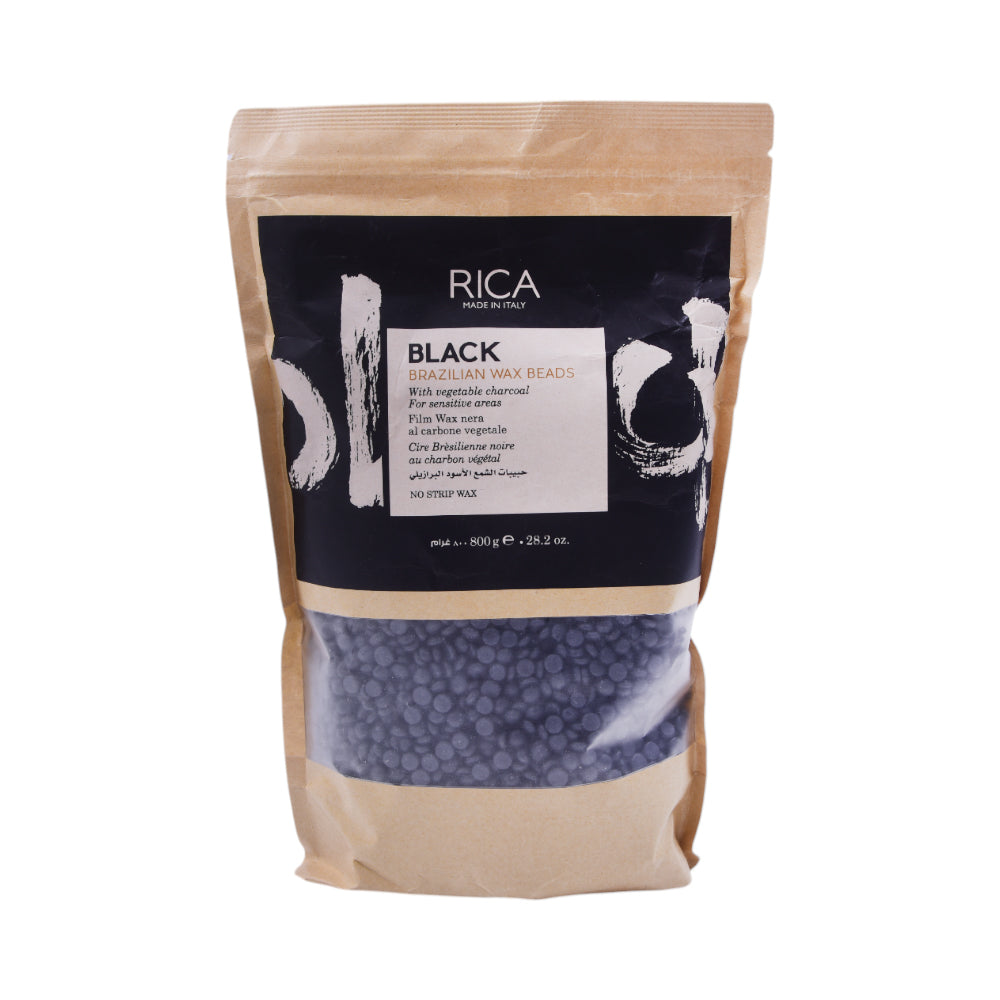 RICA HARD WAX BEADS BRAZILIAN BLACK 800 GM Default Title - MamasJan skincare