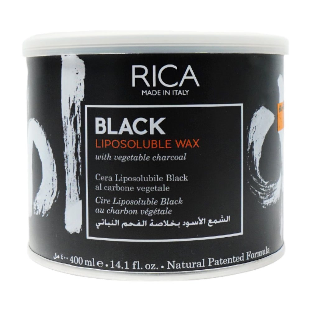 RICA LIPOSOLUBLE WAX BLACK 400 ML Default Title - MamasJan skincare