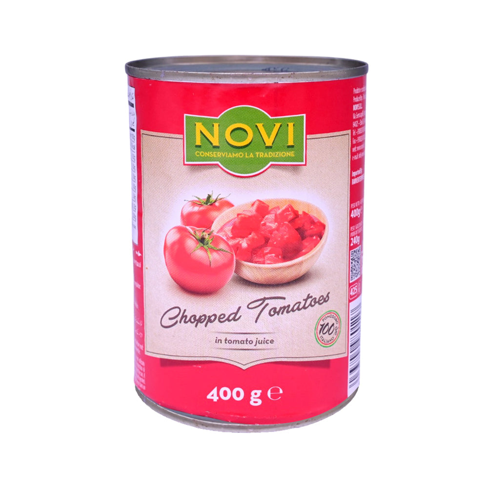 NOVI CHOPPED TOMATOS 400G 12/27 Default Title - MamasJan GroceryFoods