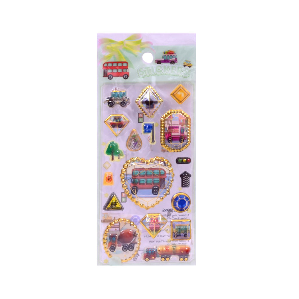 KTC003 CRYSTAL DECORATED CARTOON STICKER Default Title - MamasJan Toys