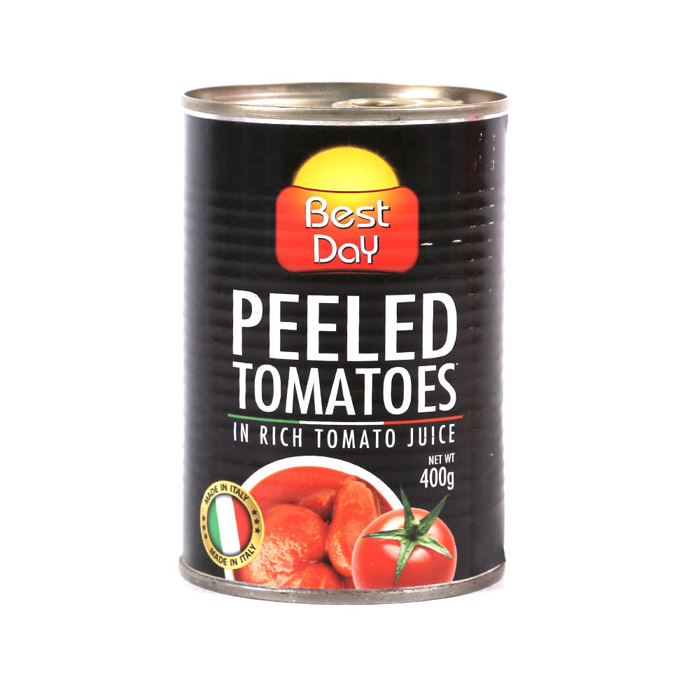 BEST DAY PEELED TOMATOES TIN 400 GM Default Title - MamasJan Grocery