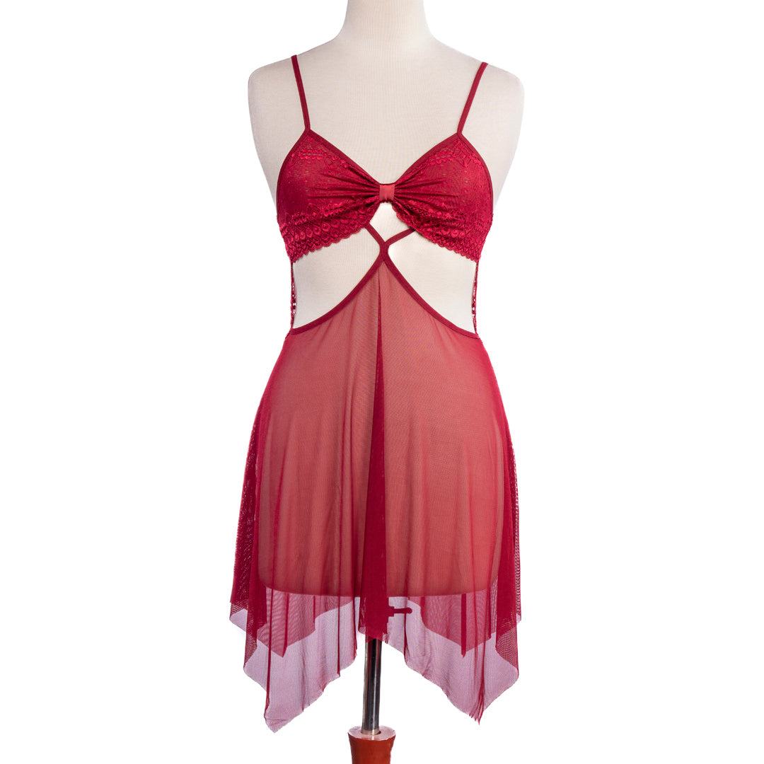 BELLEZA SHORT NIGHTY 8083 ROSE / FREE - MamasJan Lingerie