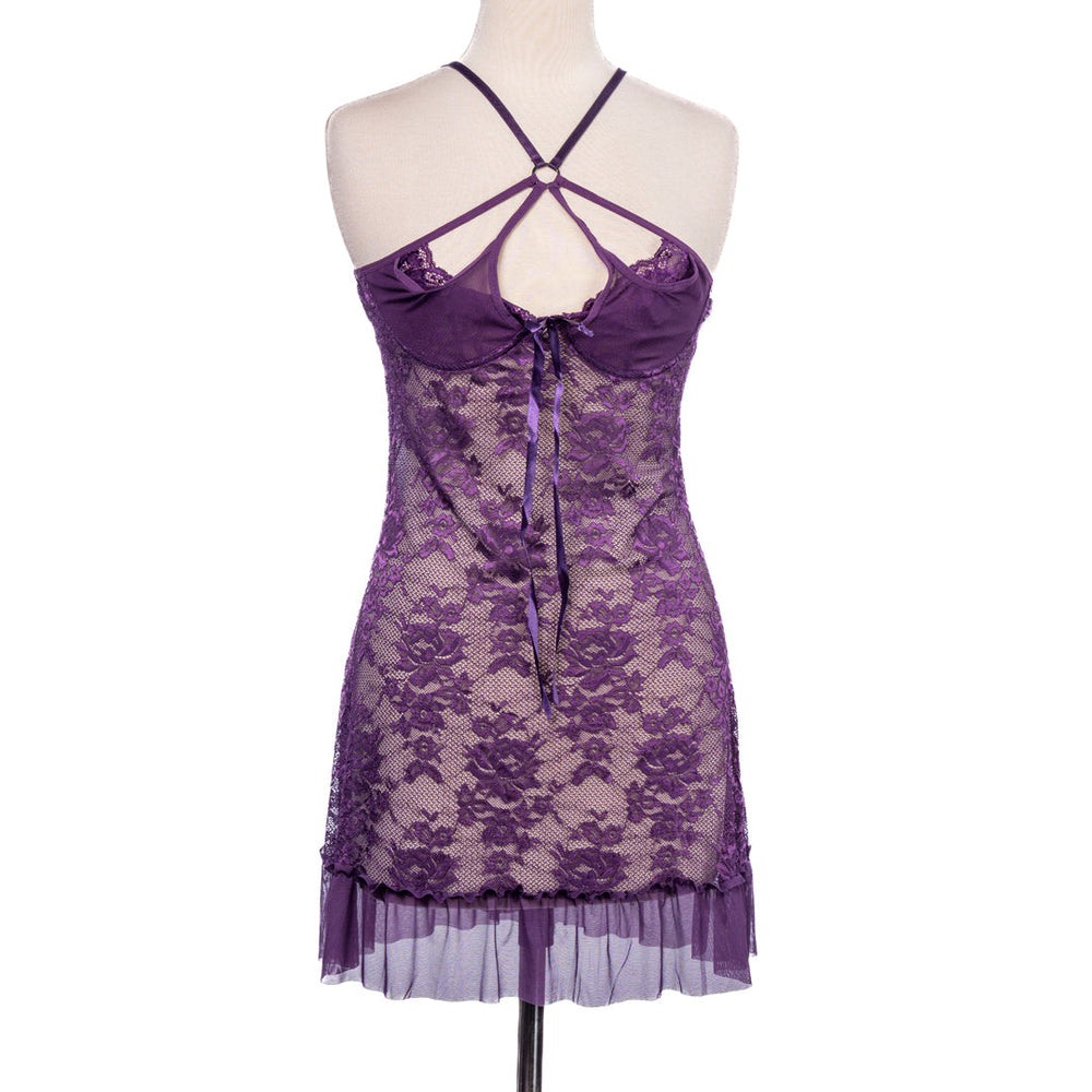 Belleza S.Nighty 8099 SILVERY / FREE - MamasJan Lingerie