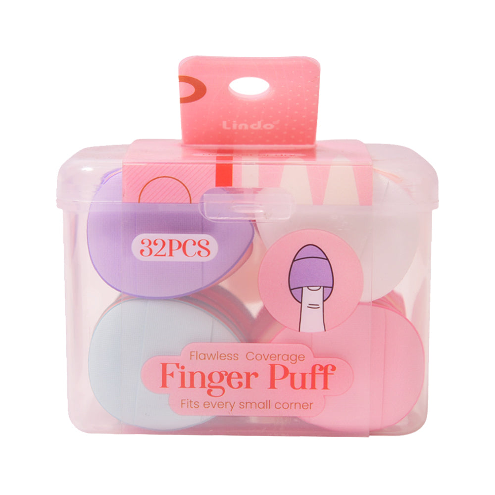 MARSHALL FLAWLESS COVERAGE FINGER PUFF 32PC Default Title - MamasJan Makeup