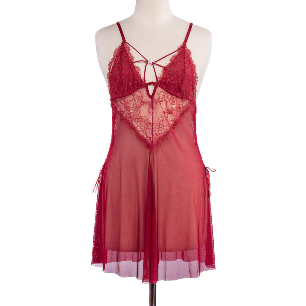 BELLEZA SHORT NIGHTY 8149 WATERMELON / FREE - MamasJan Lingerie