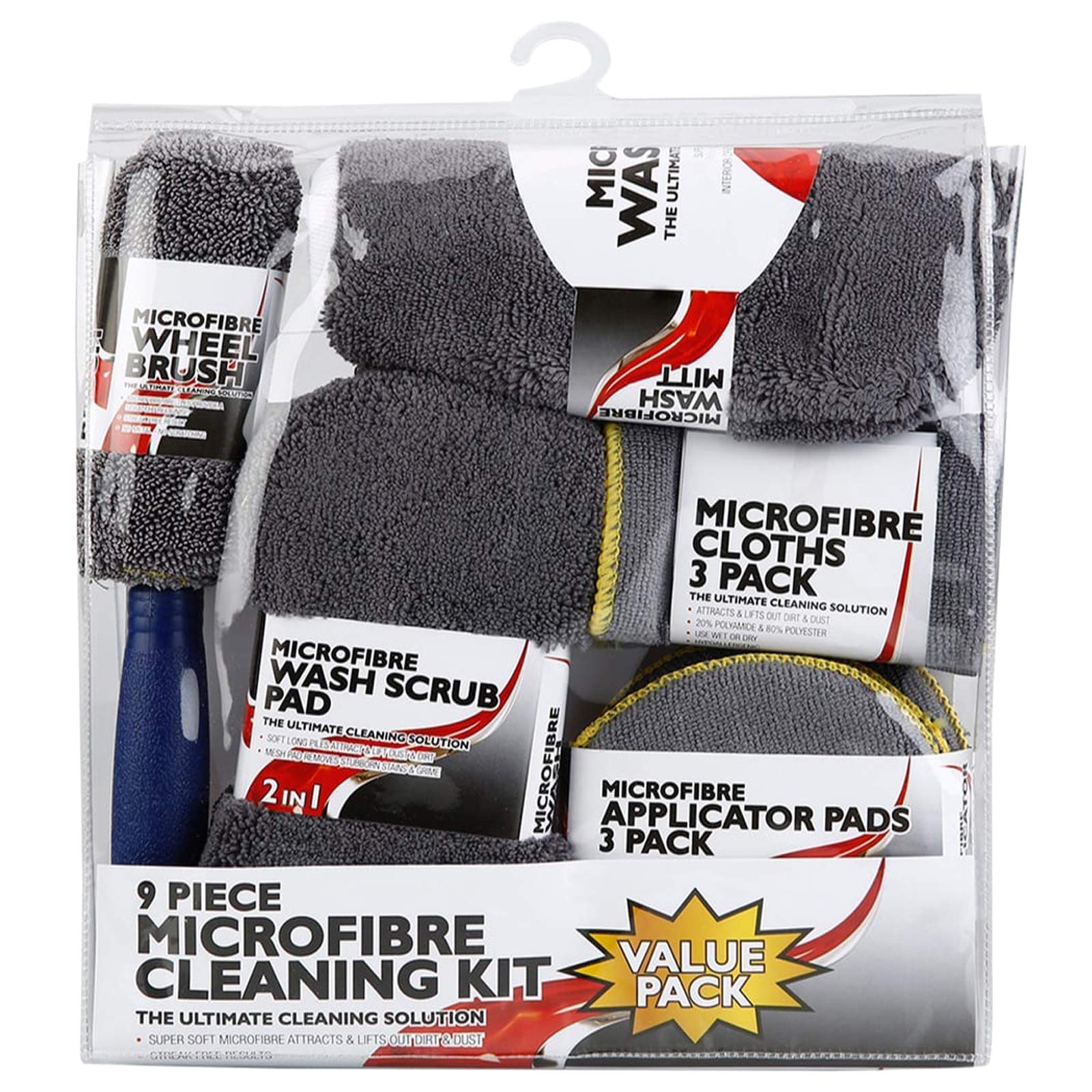 KENCO MICROFIBRE CLEANING KIT VALUE PACK 9PCS Default Title - MamasJan Grocery Nonfood