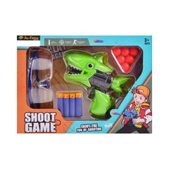 007-21 SHARK SHOOTING GUN GREEN Default Title - MamasJan Toys