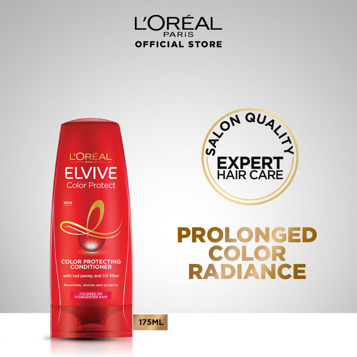 LOREAL ELVIVE CONDITIONER COLOR PROTECT 175 ML Conditioner 175 Hair - MamasJan Grocery Nonfood