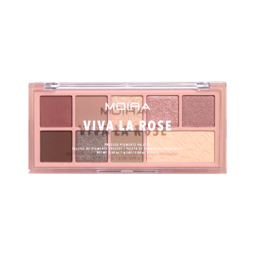 MOIRA VIVA LA ROSE PRESSED PIGMENT PALETTE10G Default Title - MamasJan Makeup