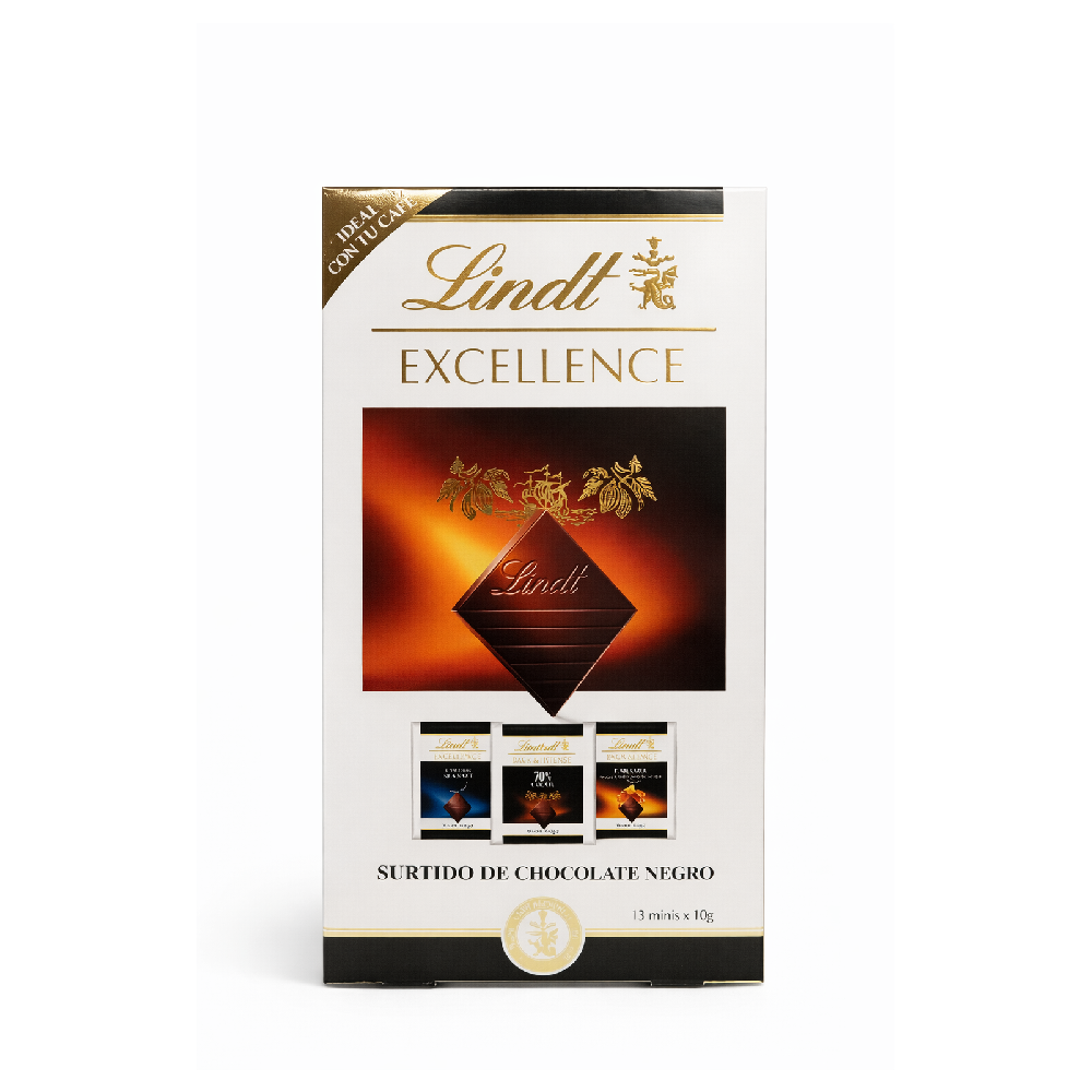 LINDT EXCELLENCE CHOCOLATE BOX 130 GM Default Title - MamasJan Grocery Food