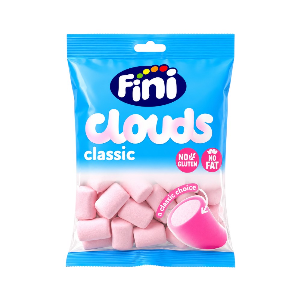 FINI CLOUDS CLASSIC MARSHMALLOW 75GM Default Title - MamasJan Grocery Food