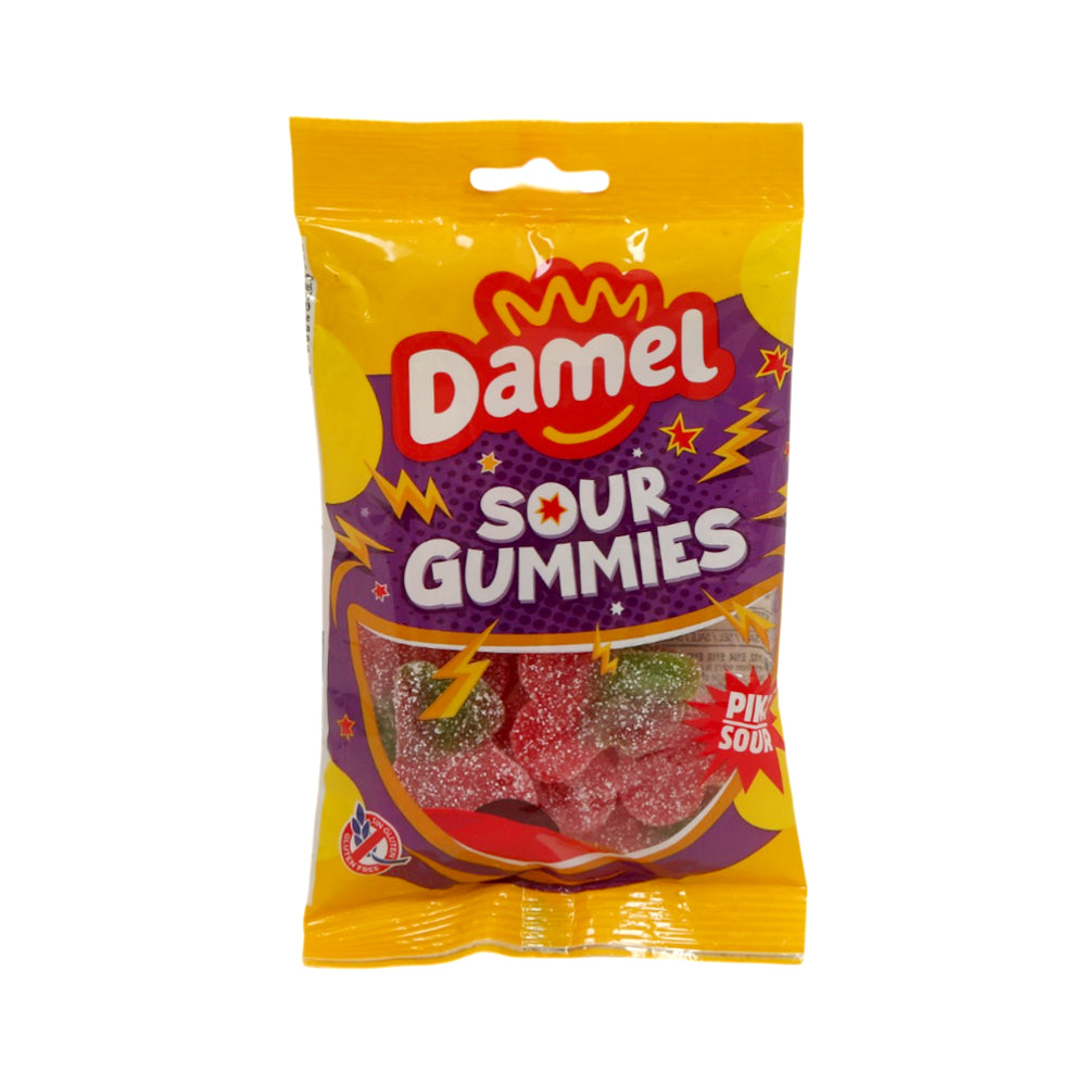 DAMEL JELLY SOUR GUMMIES PIKA SOUR 80 GM Default Title - MamasJan Grocery Food