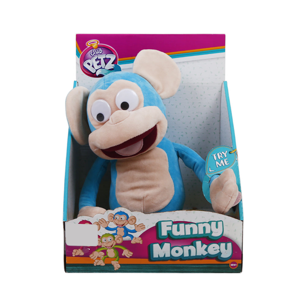 94161 CLUB PETZ FUNNY LAUGHING MONKEY B/O ASST ID Default Title - MamasJan Toys
