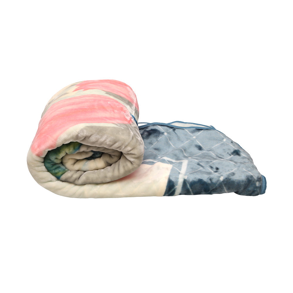 Mora Blanket Gold C08 Blue 220X240 Default Title - MamasJan s