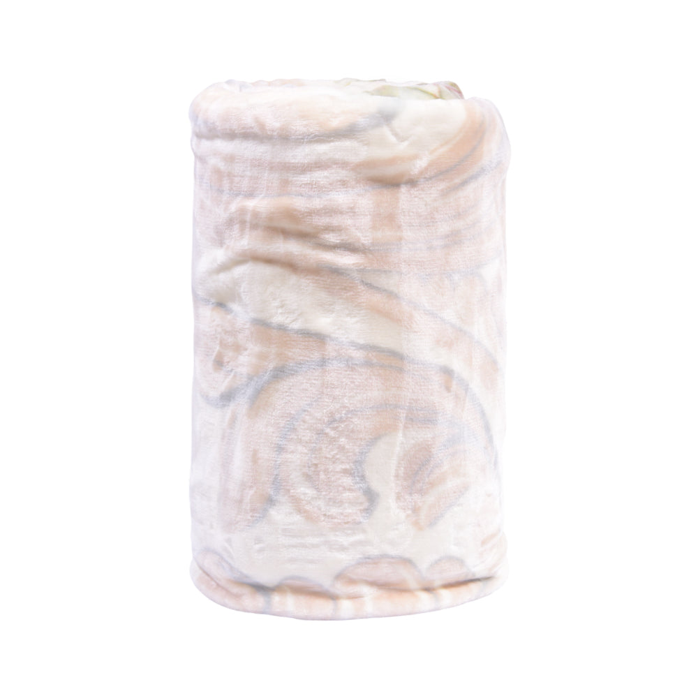 MORA BLANKET GOLD F77 BEIGE 2PLY 220X240 Default Title - MamasJan Household