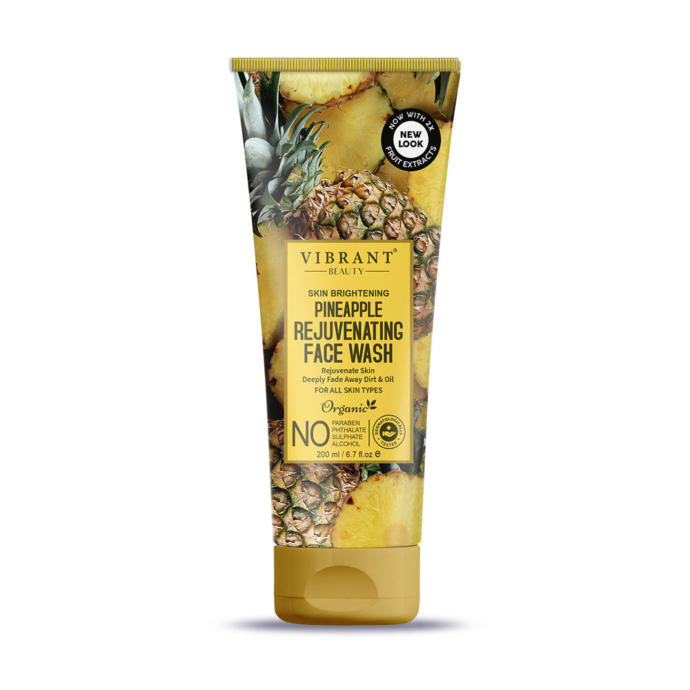 VIBRANT BEAUTY PINEAPPLE REJUVENATING FACE WASH 200 ML Default Title - MamasJan skincare