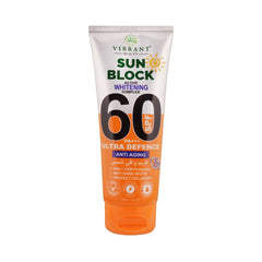 VIBRANT BEAUTY SUN BLOCK ANTI-AGING SPF-60 150ML Default Title - MamasJan skincare