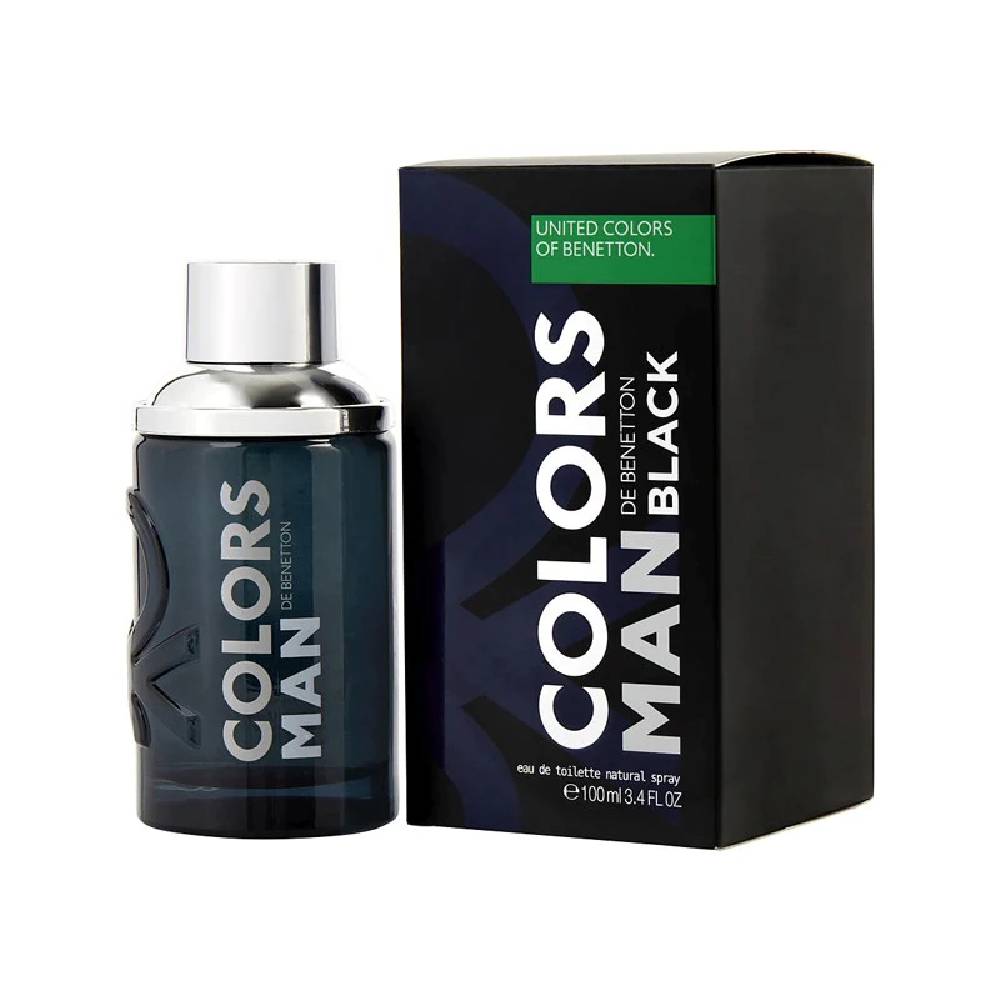 BENETTON COLORS BLACK MEN EDT 100ML Default Title - MamasJan s