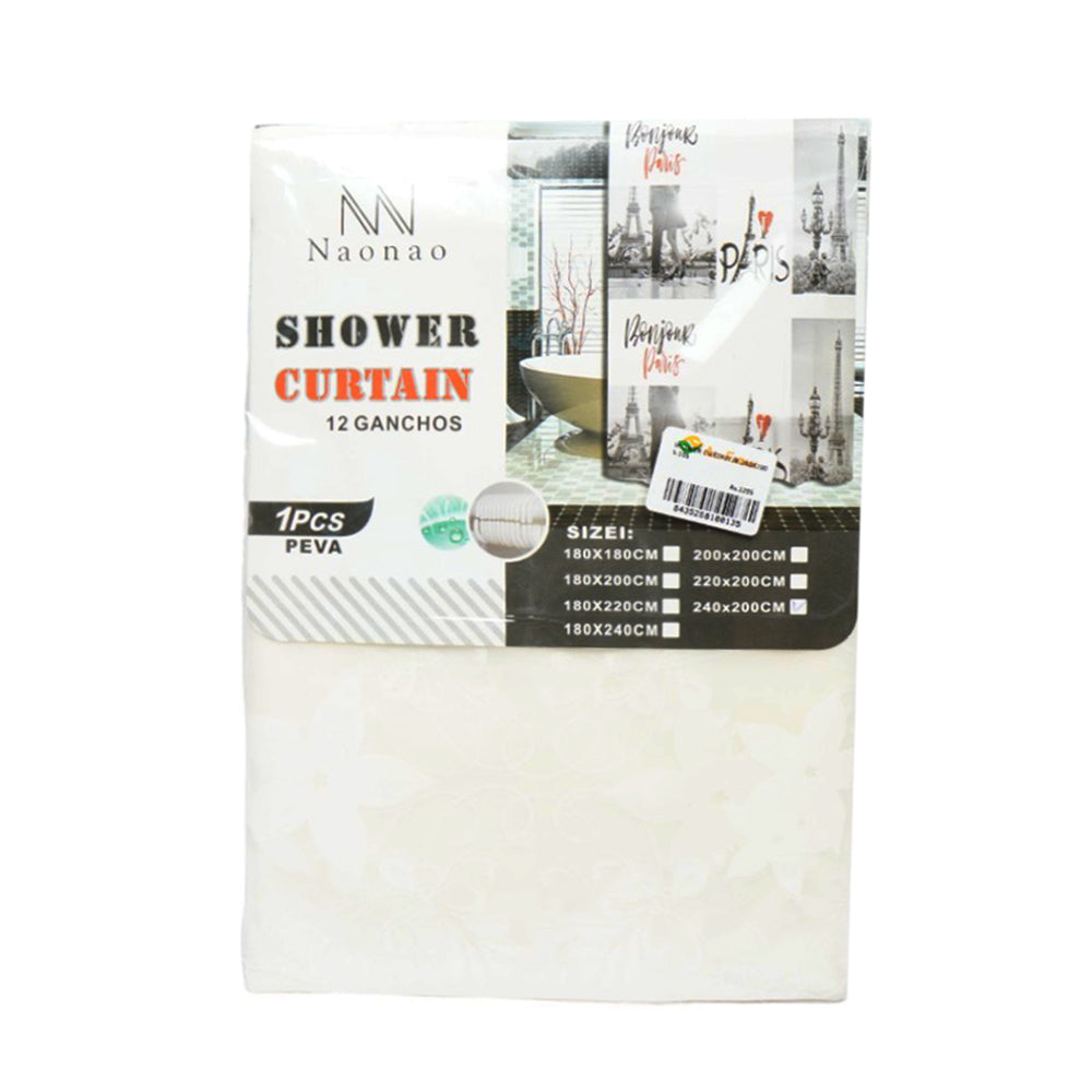 SHOWER CURTAIN IR 240X200 A-105 Default Title - MamasJan Household