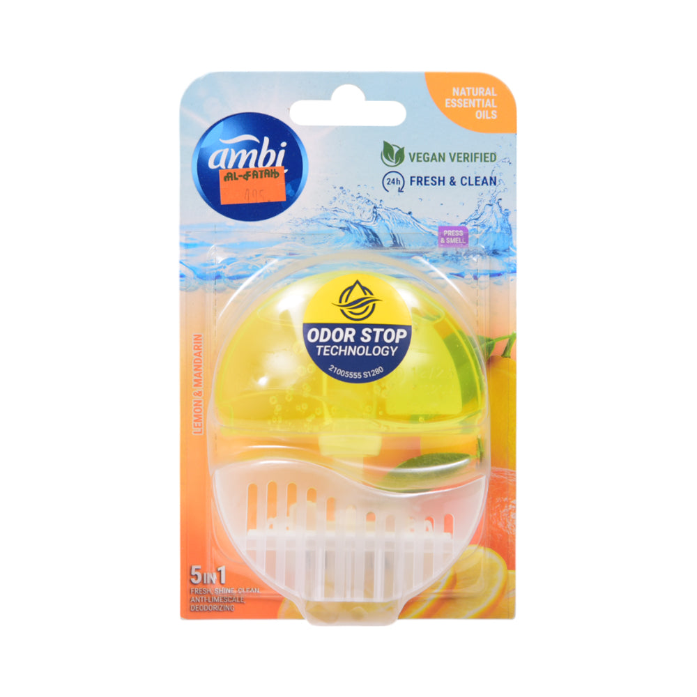 AMBI PUR TOILET FRESHNER LEMON & MANDARIN 5IN1 55 ML Default Title - MamasJan Grocery Nonfood