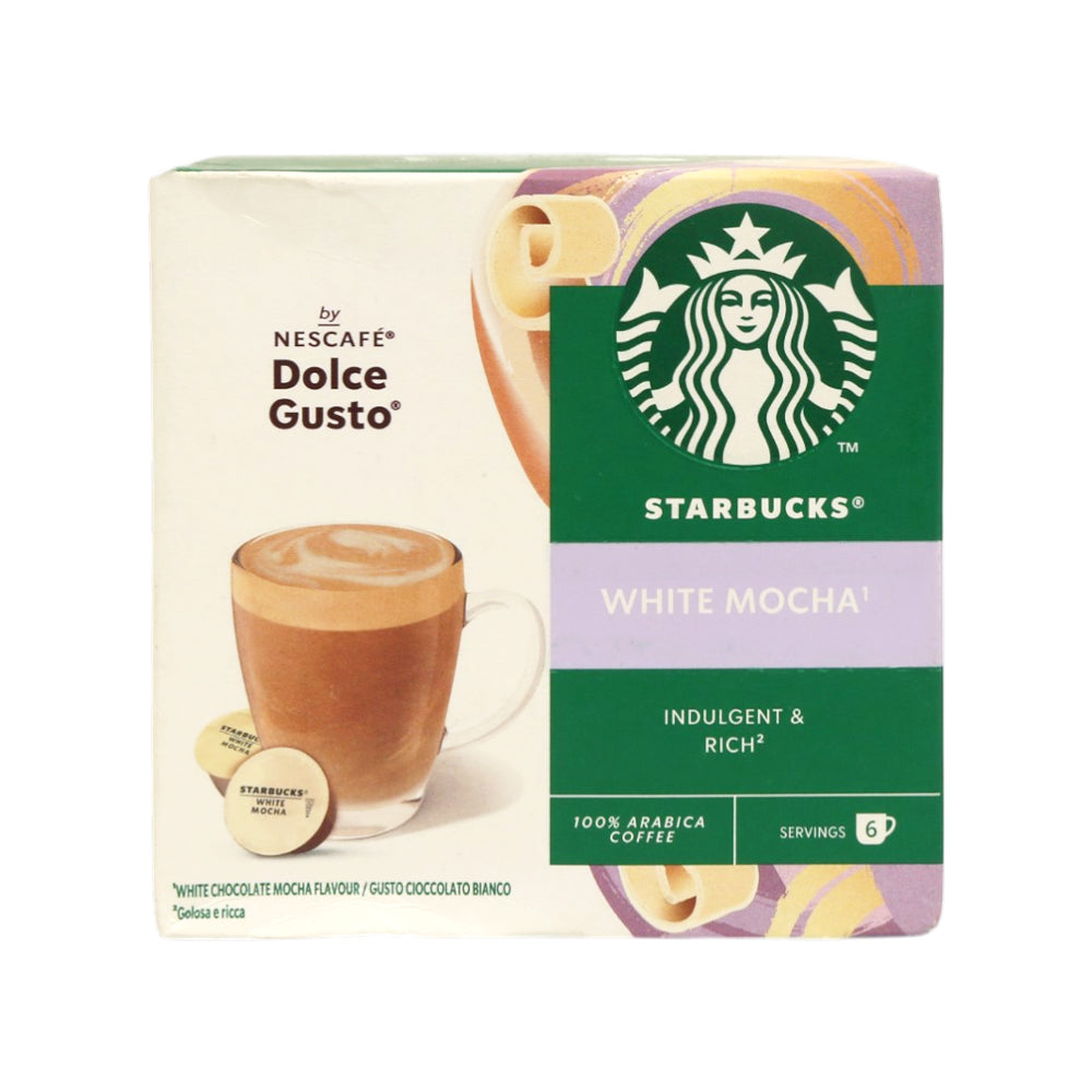 NESCAFE COFFEE DOLCE GUSTO STARBUCKS WHITE MOCHA 123 GM Default Title - MamasJan GroceryFoods