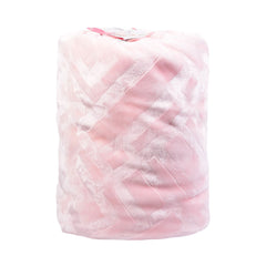 MORA BLANKET SIGNATURE EMBOSSED F93 ROSA CLARO 220X240 Default Title - MamasJan Household