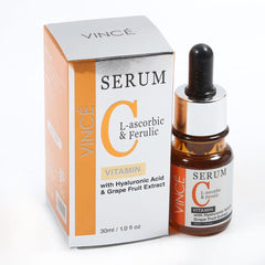 VINCE VITAMIN C SERUM WITH HYALURONIC ACID AND GRAPE FRUIT E Default Title - MamasJan skincare