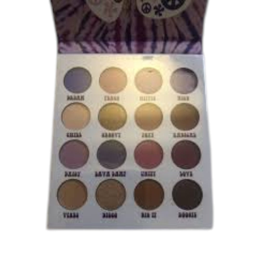 FLOWER POWDER 16 COLOR EYESHADOW PALETTE 9.6 GM Default Title - MamasJan Makeup
