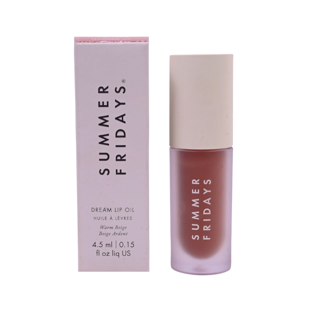 SUMMER FRIDAY DREAM LIP OIL WARM BEIGE 4.5ML Default Title - MamasJan Makeup