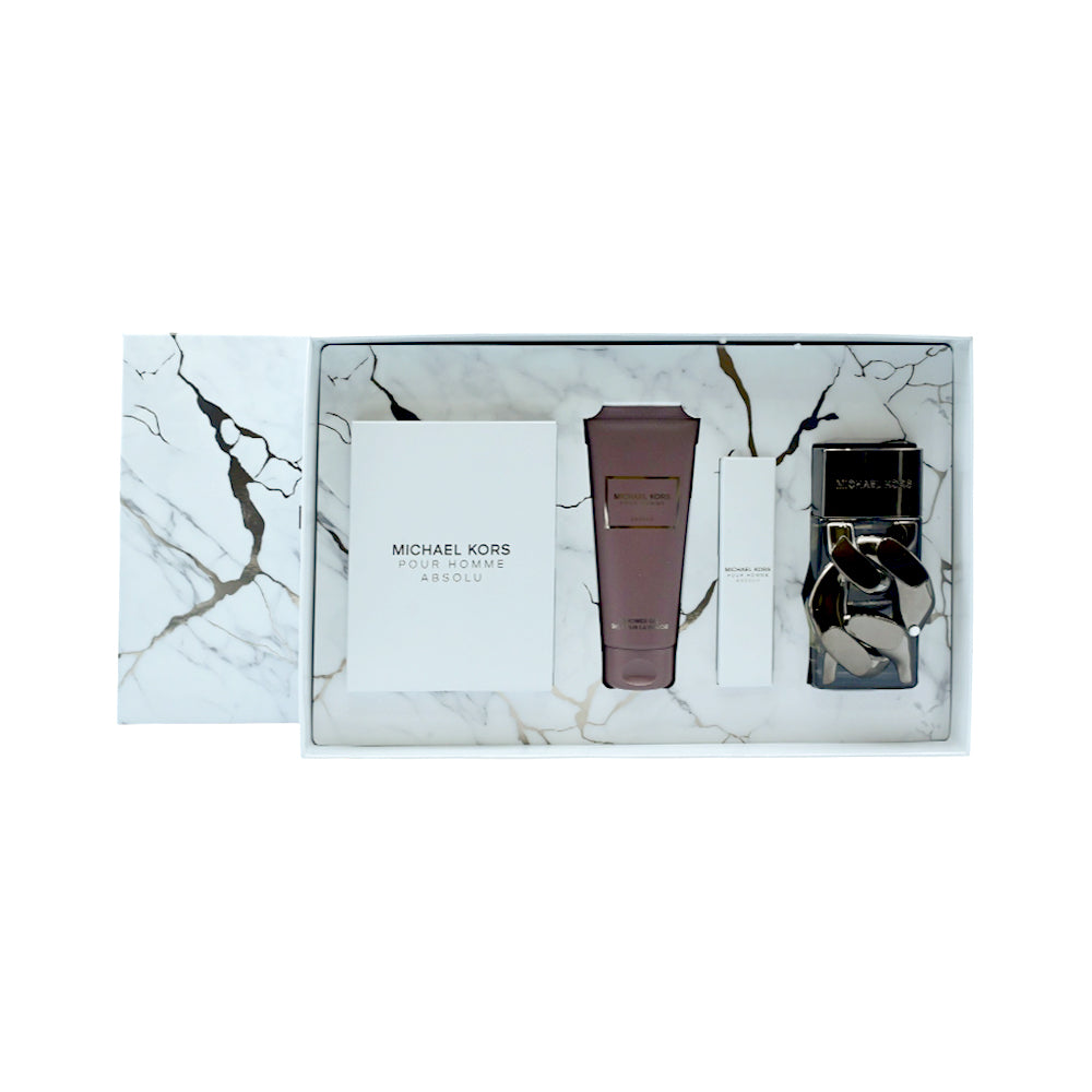 MICHAEL KORS ABSOLU POUR HOMME 4PC GIFT SET Default Title - MamasJan Perfume
