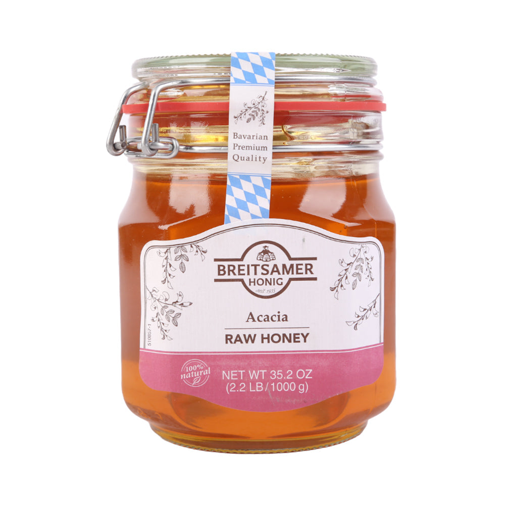 BREITSAMER RAW HONEY ACACIA 1000 GM BASIC Default Title - MamasJan Grocery