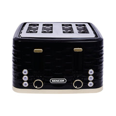 SENCOR TOASTER 4 SLICE STS7551BK Default Title - MamasJan Electronics