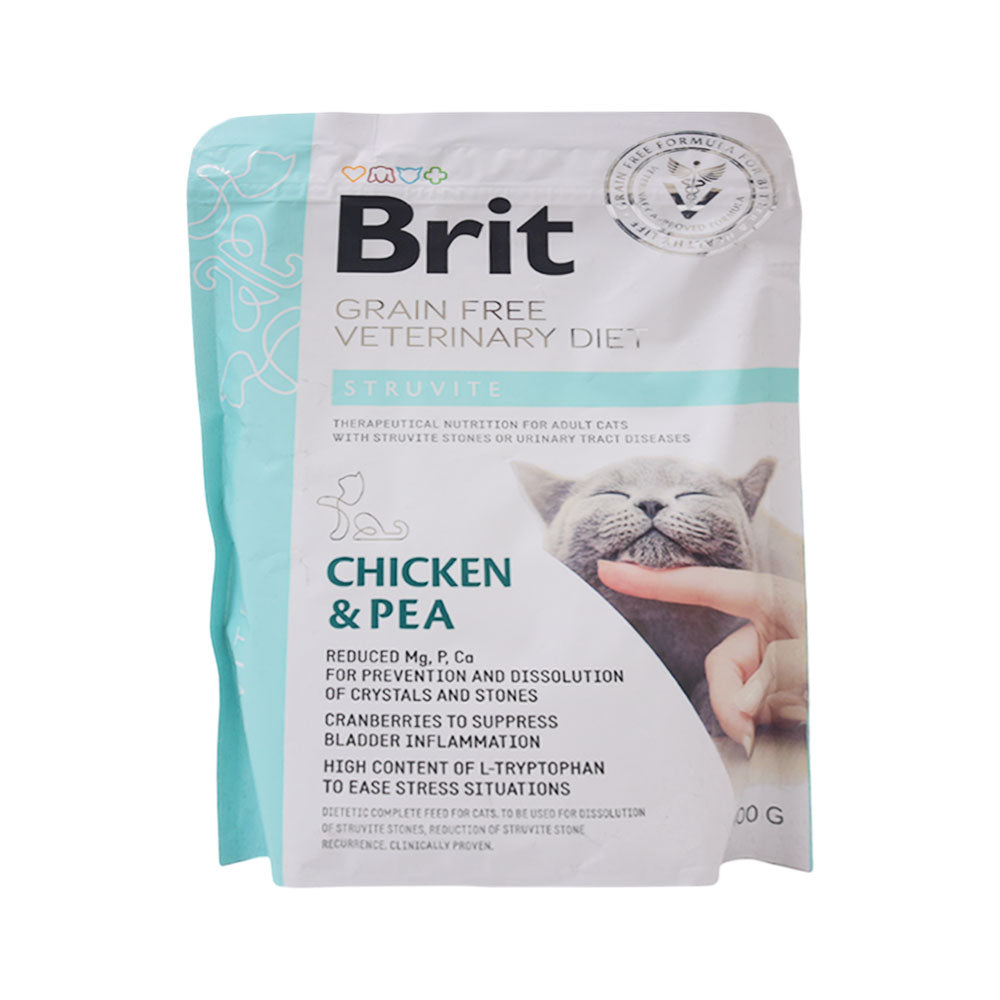 BRIT CARE CAT FOOD STRUVITE CHICKEN & PEA 400 GM Default Title - MamasJan Pet Essentials