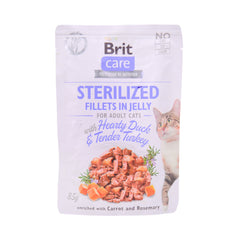BRIT CARE CAT FOOD STERLIZED JELLY WITH HD & TT 85 GM Default Title - MamasJan Grocery Nonfood
