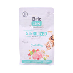 BRIT CARE CAT FOOD STERILIZED FRESH CHICKEN 400 GM Default Title - MamasJan Grocery Nonfood