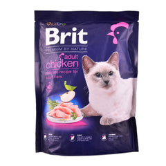 BRIT PREMIUM CAT FOOD ADULT CHICKEN 300 GM Default Title - MamasJan Grocery Nonfood