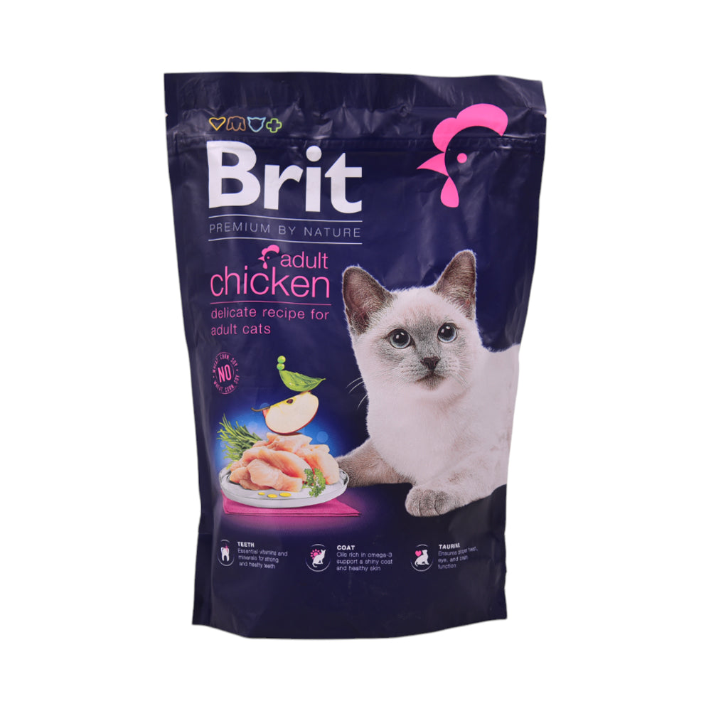 BRIT PREMIUM CAT FOOD ADULT CHICKEN 800 GM Default Title - MamasJan Grocery Nonfood