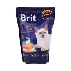BRIT PREMIUM CAT FOOD ADULT SALMON 800 GM Default Title - MamasJan Grocery Nonfood