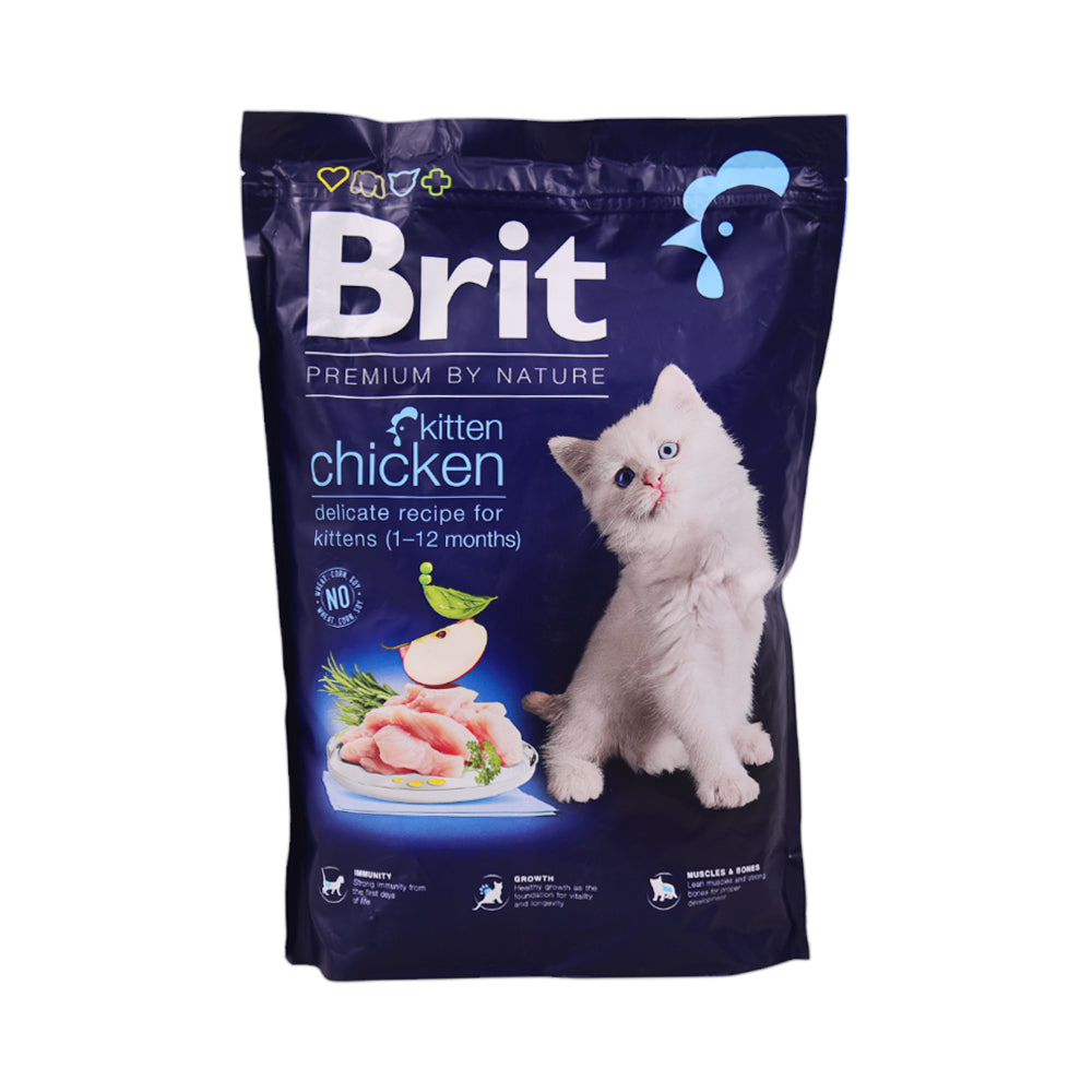 BRIT PREMIUM CAT FOOD KITTEN CHICKEN 1.5 KG Default Title - MamasJan Grocery Nonfood