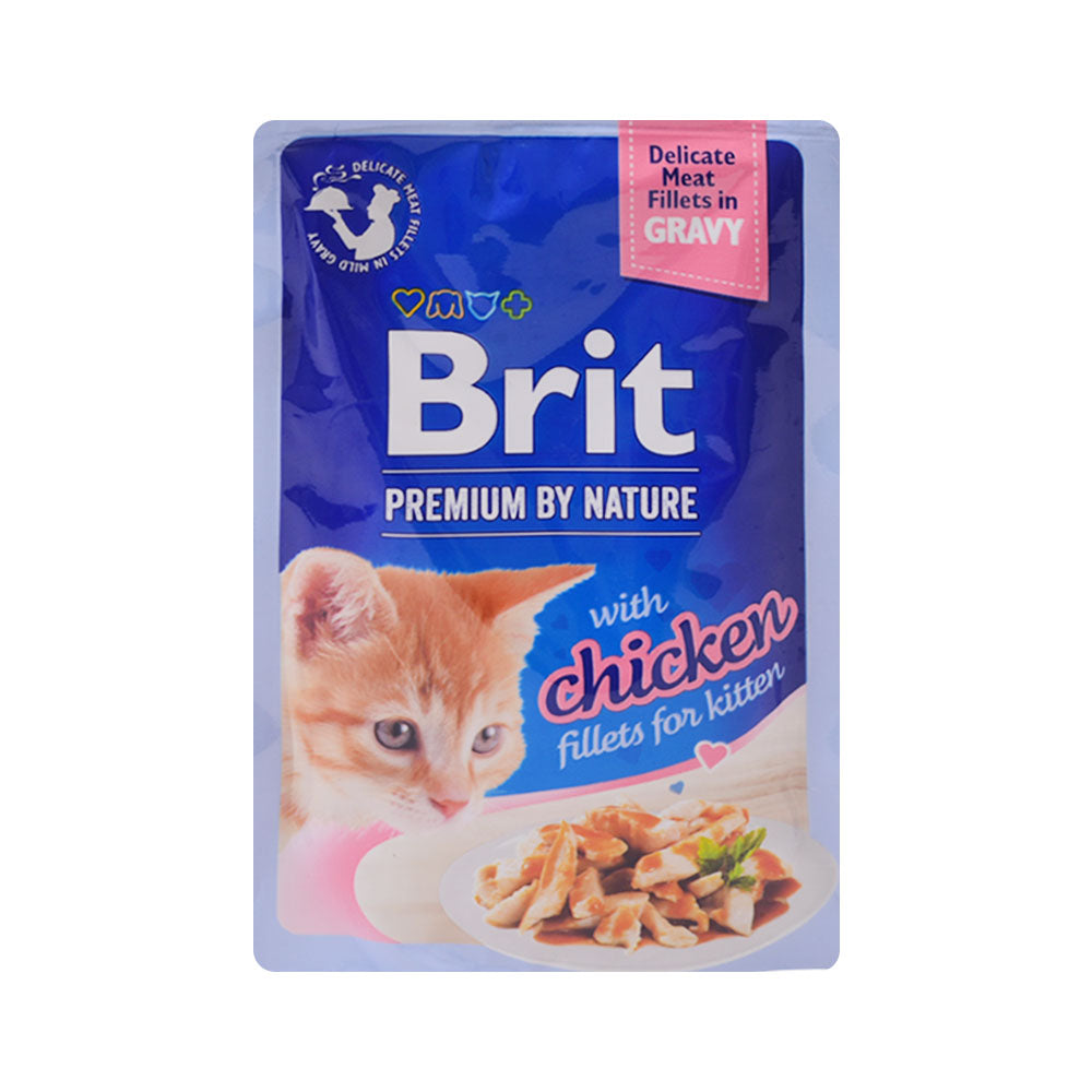 BRIT CARE CAT FOOD PREMIUM CHICKEN WITH KITTEN 85 GM Default Title - MamasJan Pet Essentials