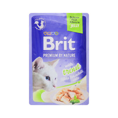 BRIT CARE CAT FOOD PREMIUM TROUT 85 GM Default Title - MamasJan Pet Essentials